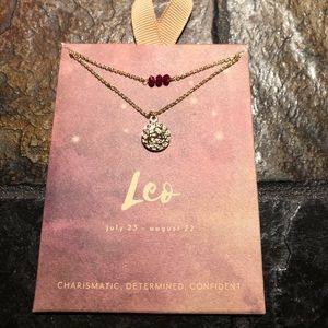 Leo Pedant Necklace NWT